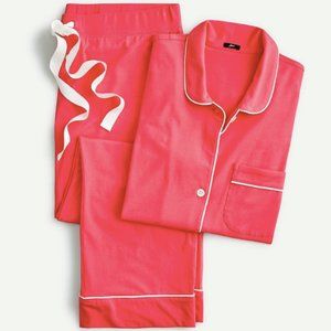 J.CREW PAJAMAS: DREAMY SHORT-SLEEVE CROPPED SET